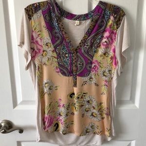 Anthro Colorful Top